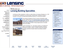 Tablet Screenshot of lensingonline.com